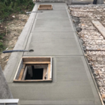 Walkway with Service Doors