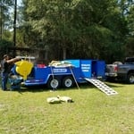 Curbing trailer