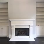 Built in bookcases