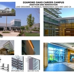 Diamond Oaks 40' tall glass entry tower additi