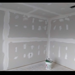 Commercial drywall installation