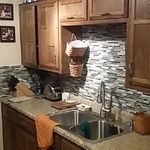 New counter top, Sink, Faucet, and new kitchen