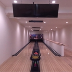 Basement Bowling Alley Scoreboards and Audio