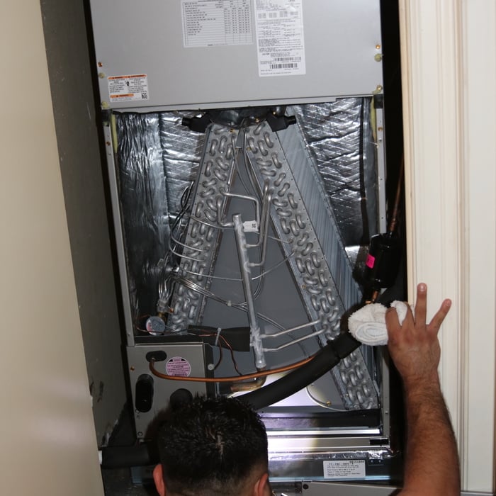 A/C unit inspection