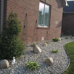 black plastic edging