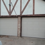 2 8x7 sahara color raised panel doors