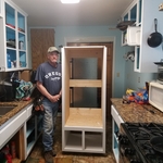 Built in double oven cabinet