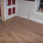 Hardwood flooring instaled