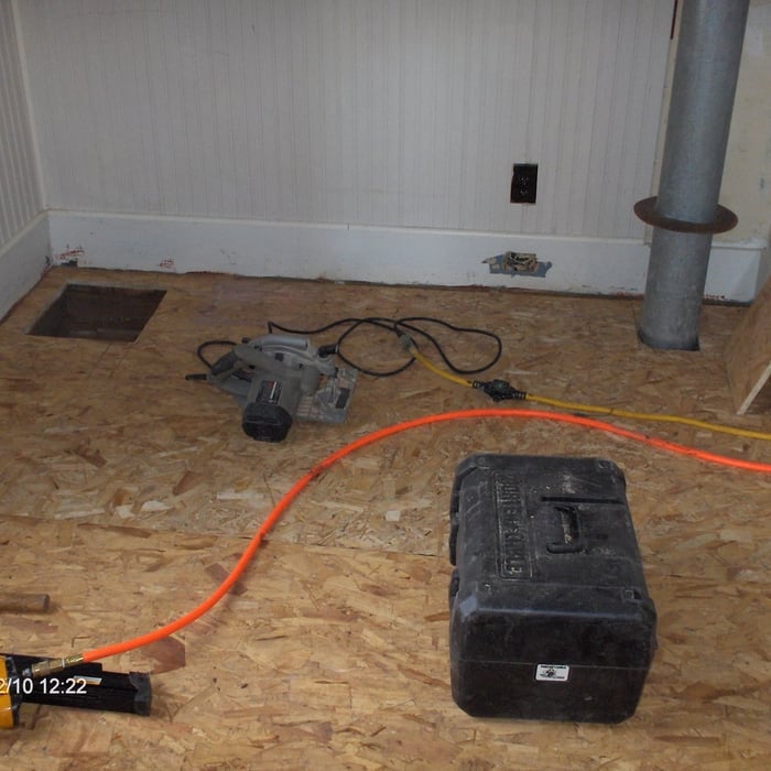 Subflooring repaired