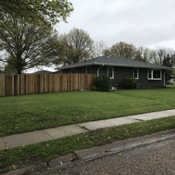Fence and siding