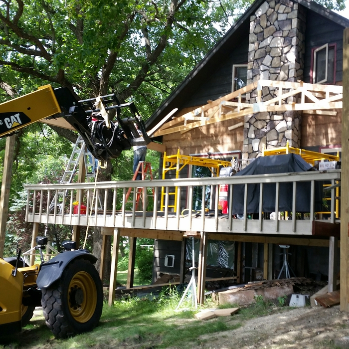 Truss setting