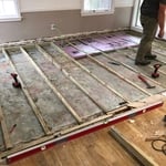 Leveling floor