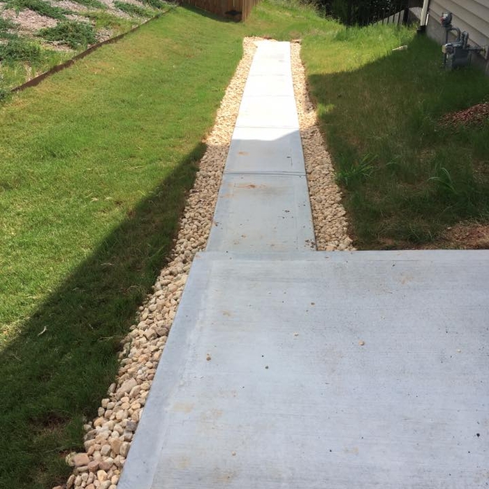 gravel trenches