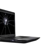 damaged laptop screen