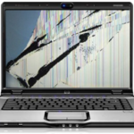 damaged laptop screen