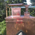 Custom Copper Chimney After(back profile)