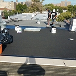 process of installation of roof