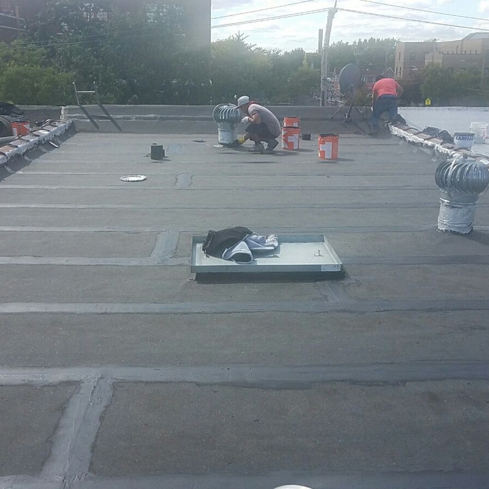 process of sealing all the joints