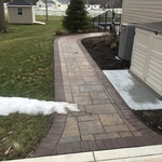 Patio, walls, steps