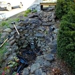 Water Feature Before