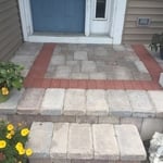 Brick Paver Front Stoop