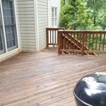 Deck cleaning and sealing