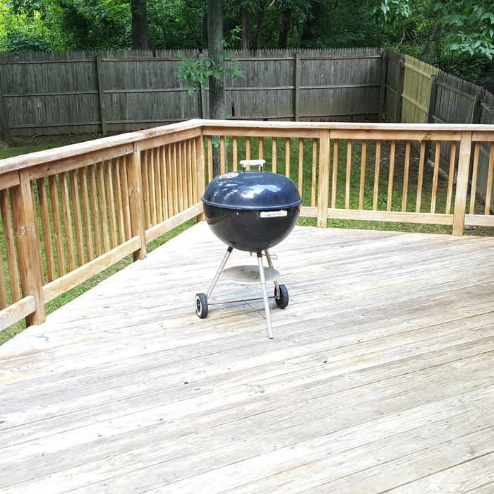 Deck cleaning and sealing