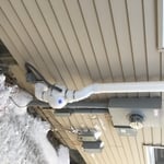 Fan on the outside of the home