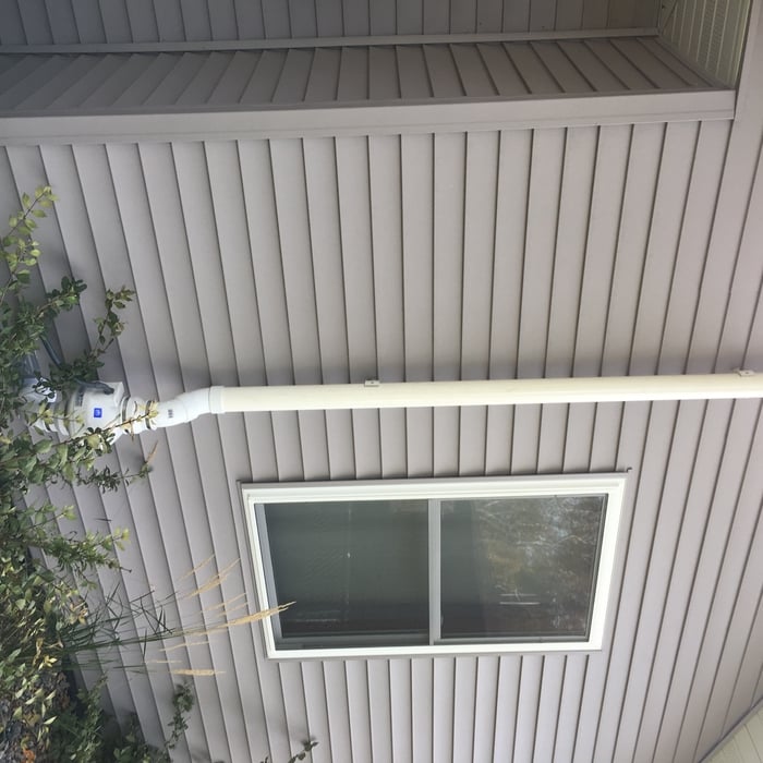 Exterior mounted fan