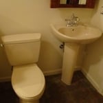 new toilet and sink