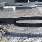 Oxford slate brick border