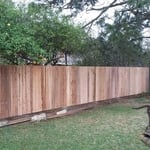 6ft cedar fence