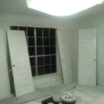 Painting door and walls