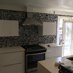 Modern backsplash