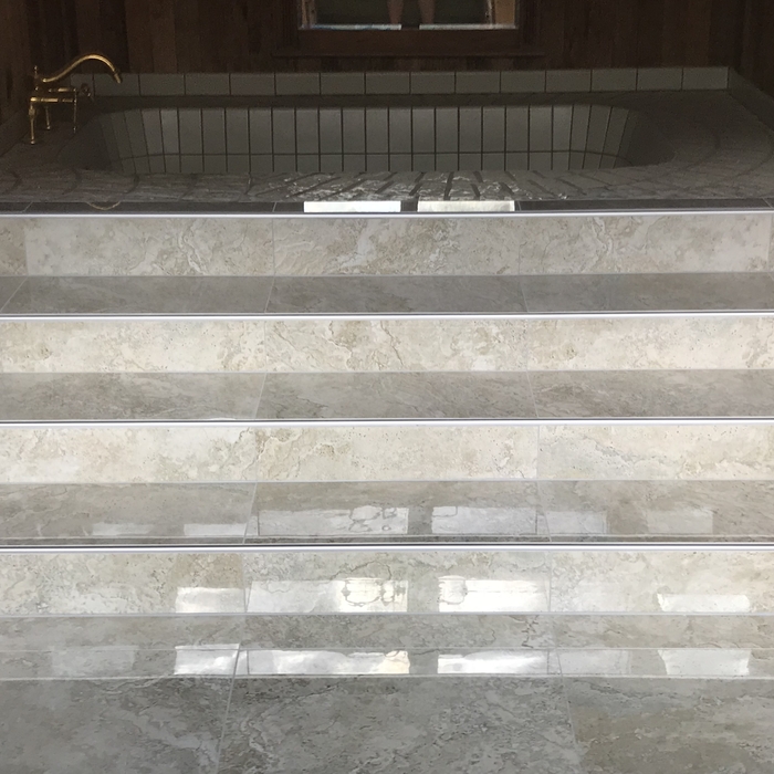Bathroom floor