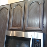 Sanding cabinets
