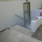 finished wall and enterance