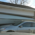 Did you run into you garage door?