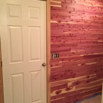 Cedar Cladding on Wall