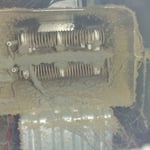 Dirty dryer element