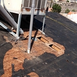 Replacing the old damaged port in furnace pipe