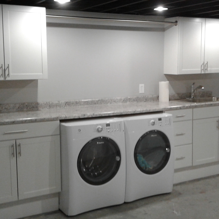 basement laundry room