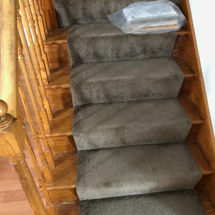 Customers staircase Before & After