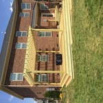 Pergola and disappearing stairs