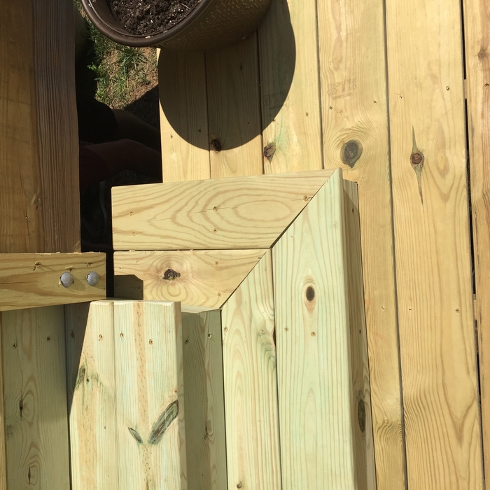 Miter stair