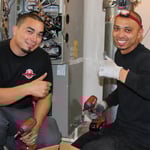 Lead Installers David & Gill on the Job.