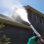 Applying a Soft Wash Solution
