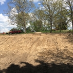 Pole barn grading