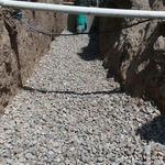 Gravel backfill