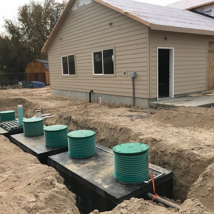 New septic system